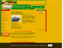 Tablet Screenshot of guestbookking.com